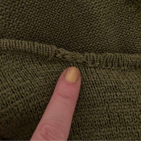 CULT GAIA Serita sleeveless cut out knit olive green midi dress size small - Picture 8 of 9